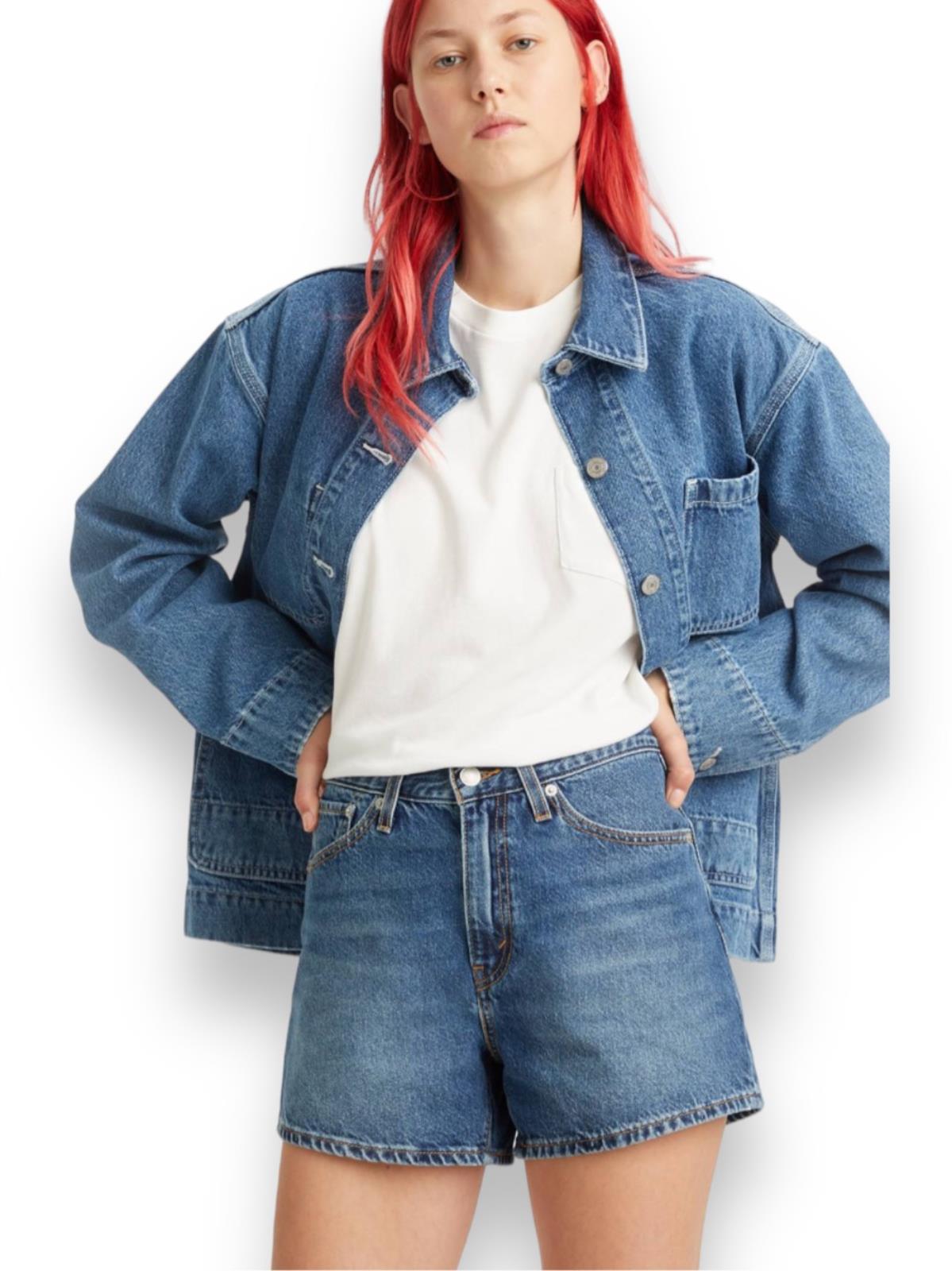 LEVI'S STRAUSS 80' MOM SHORT HIGH RISE