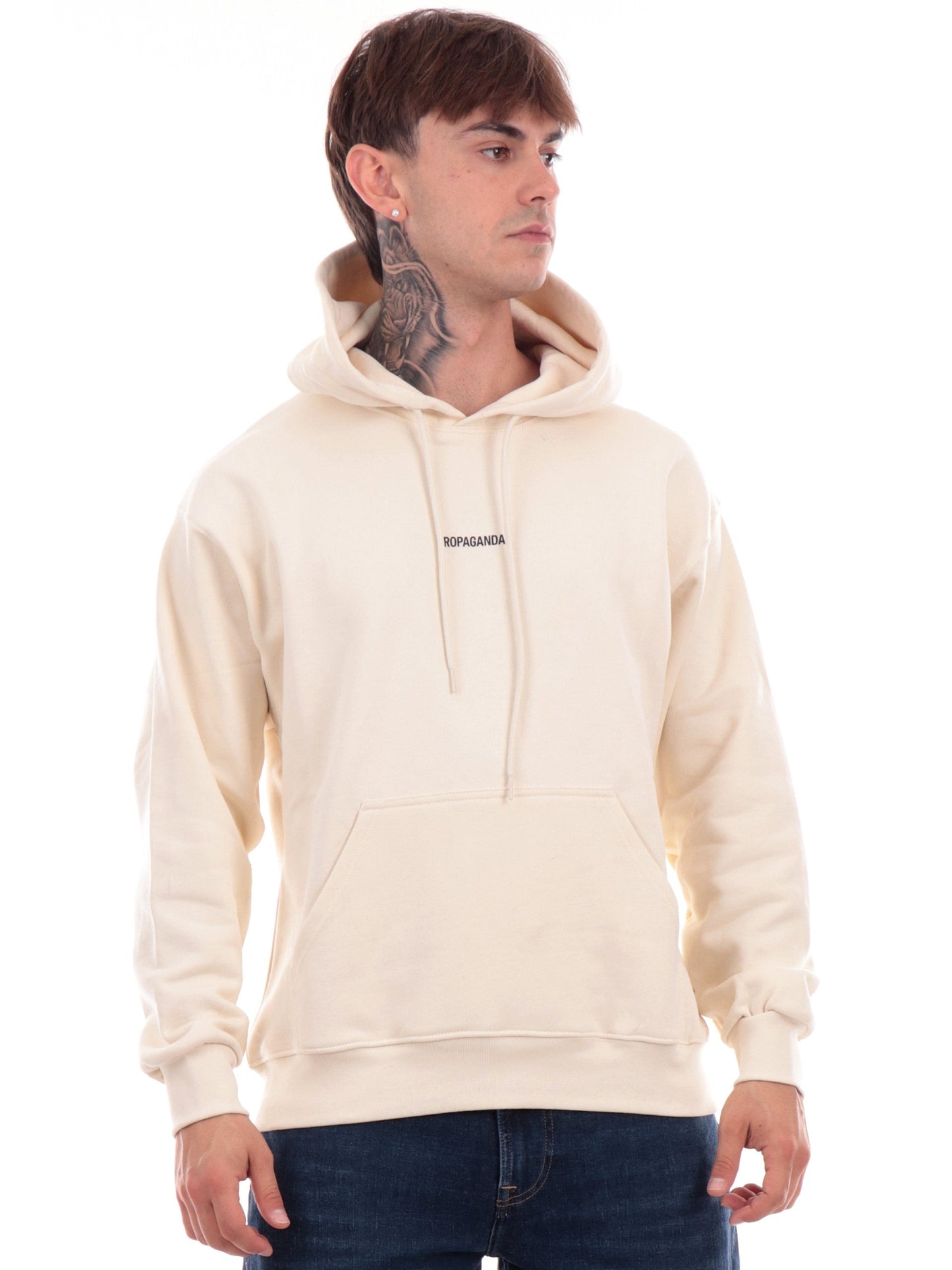 PROPAGANDA FELPA 100% COTONE RIBS CORAL BONE