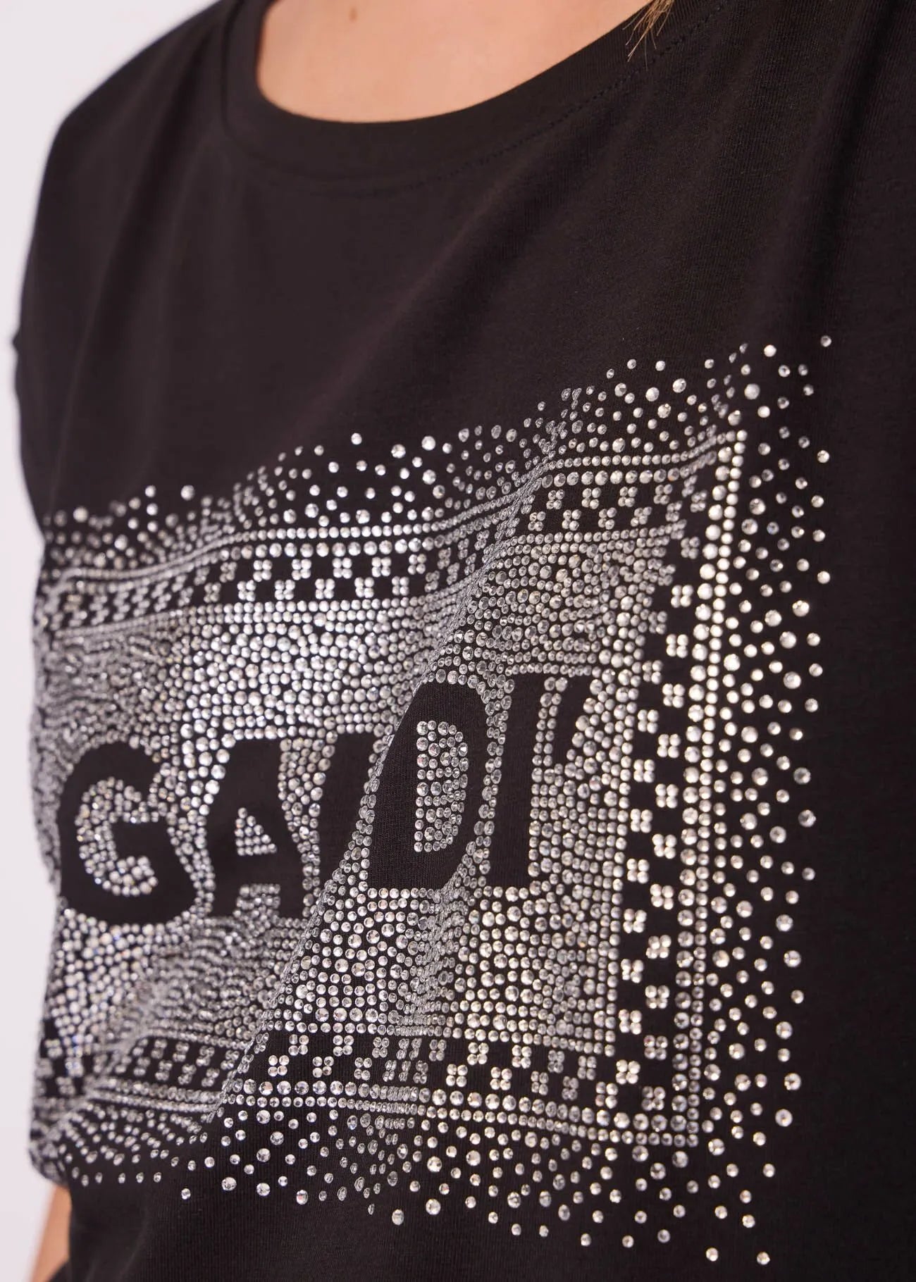 GAUDI' T-SHIRT CON STRASS