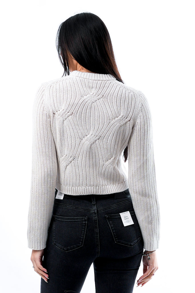 CALVIN KLEIN CABLE KNIT SWEATER