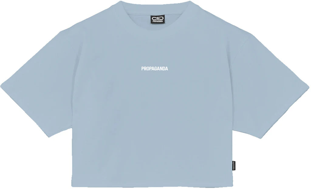 PROPAGANDA T-SHIRT CROP TOP W