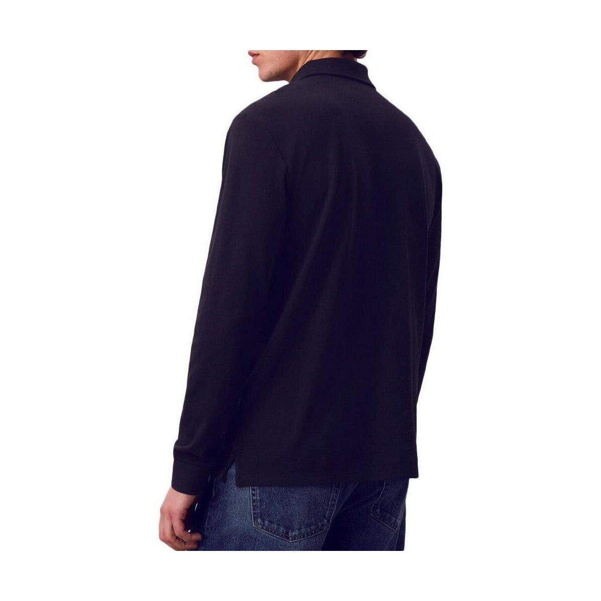 POLO CASUAL DE PIQUÉ DE MANGA LARGA DE CALVIN KLEIN