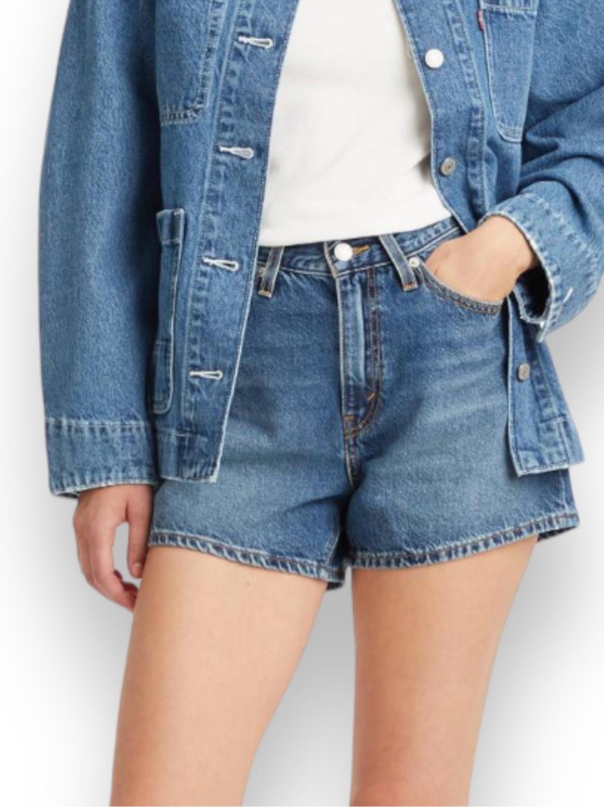 LEVI'S STRAUSS 80' MOM SHORT HIGH RISE