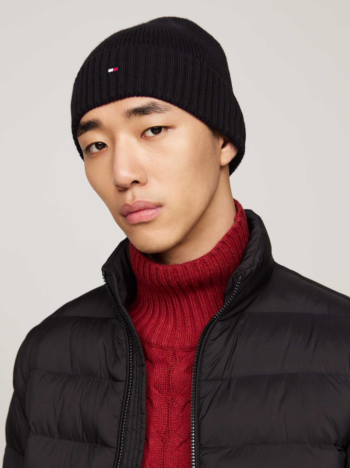 TOMMY JEANS FLAG PIMA COTTON BEANIE