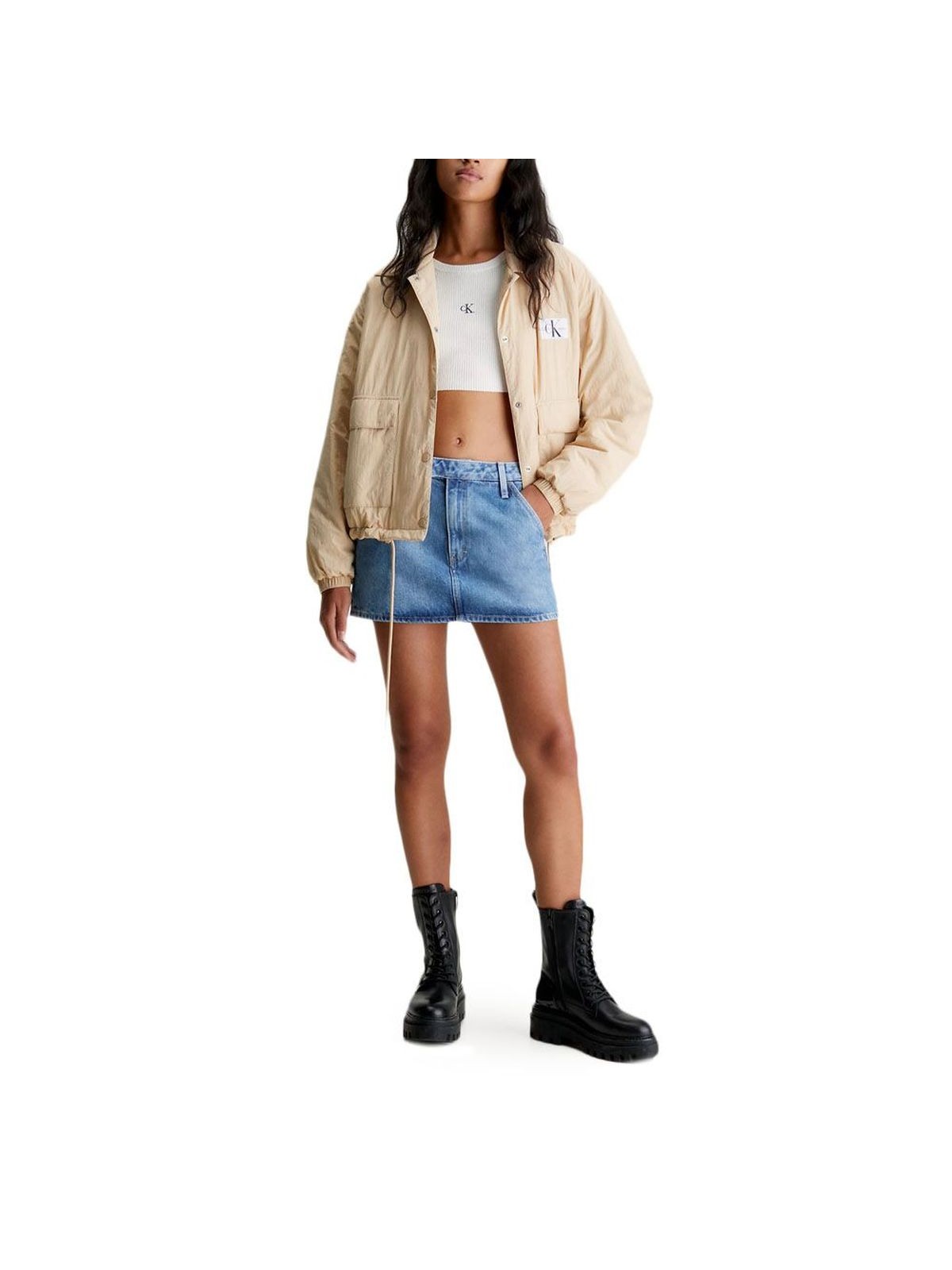 CALVIN KLEIN LW PADDED SKATER JACKET