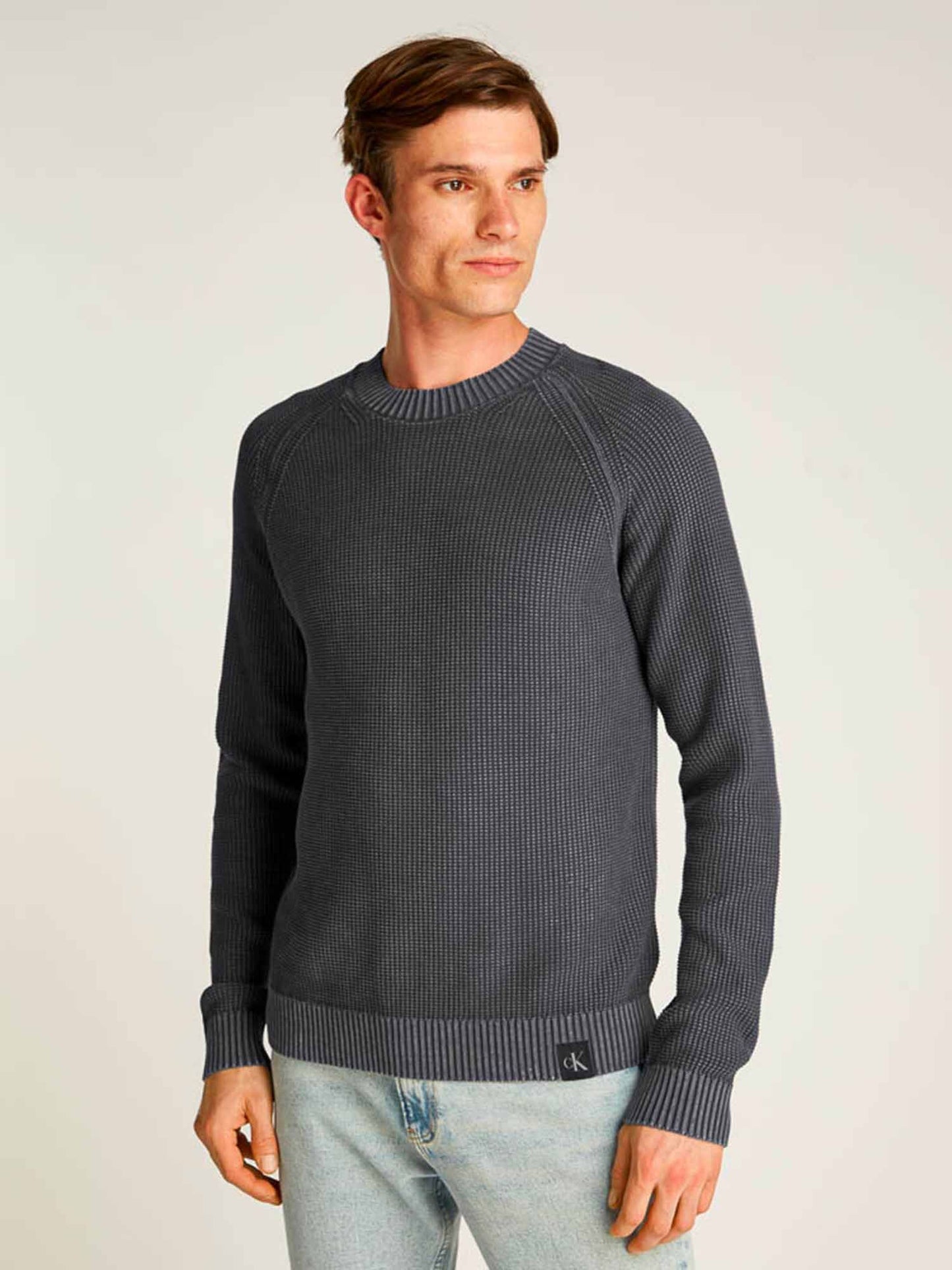 CALVIN KLEIN WASHED RAGLAN SWEATER