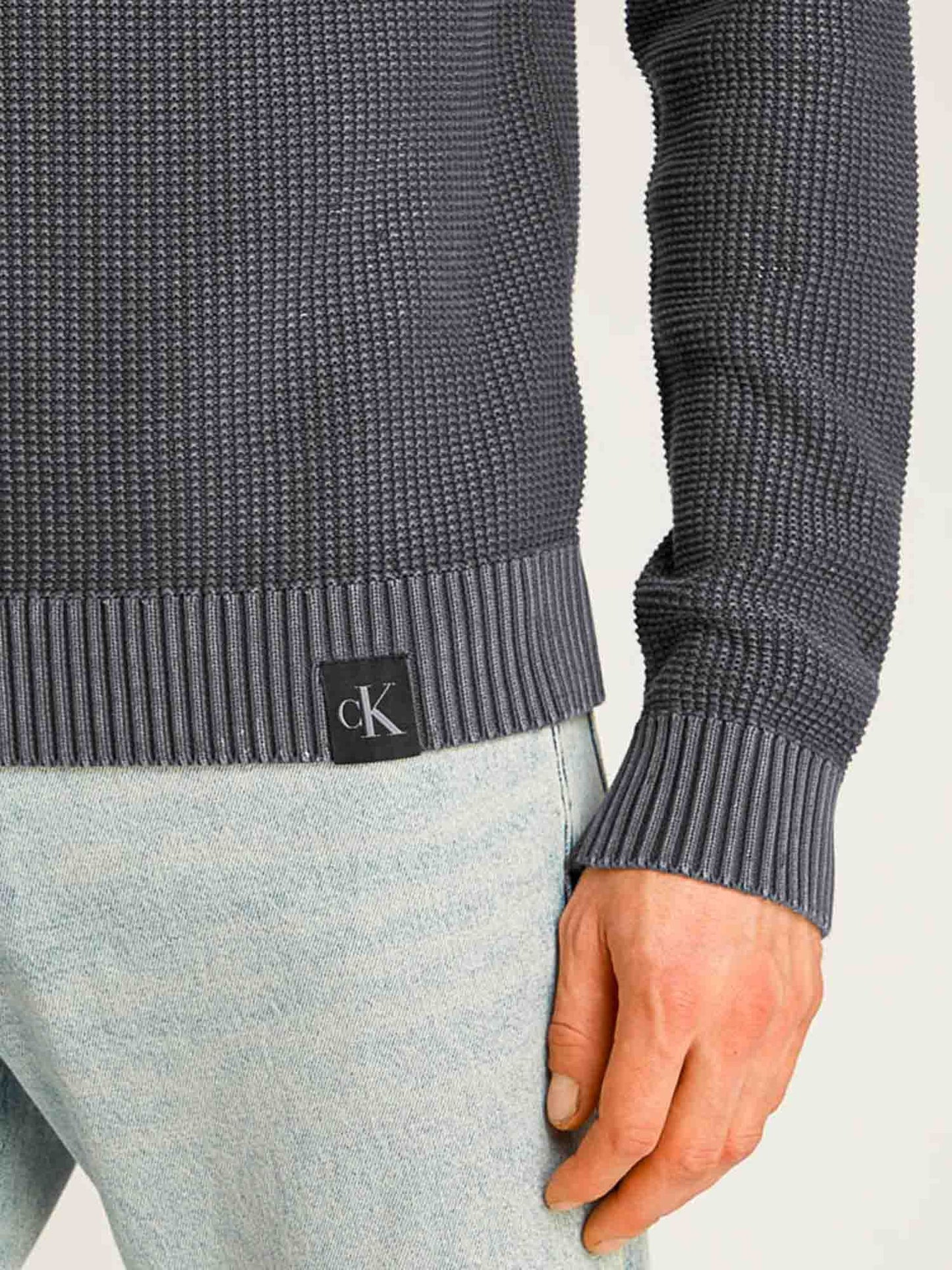 CALVIN KLEIN WASHED RAGLAN SWEATER