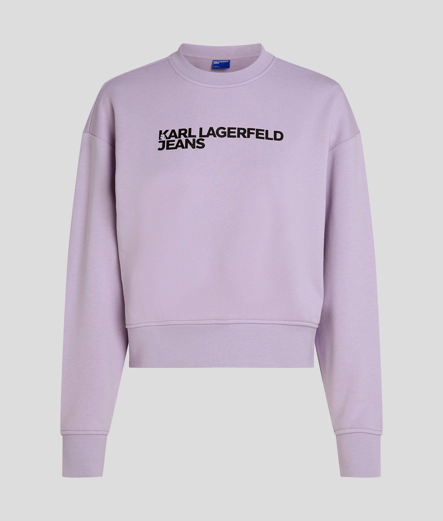 KARL LAGERFELD FELPA IN COTONE MANICA LUNGA
