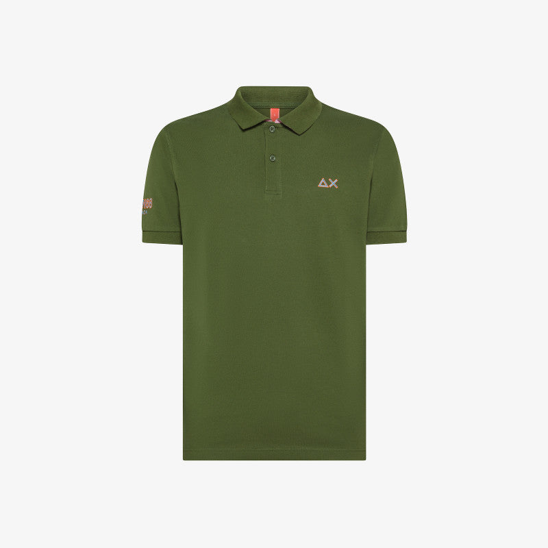 SUN68 POLO LOGO BEACH