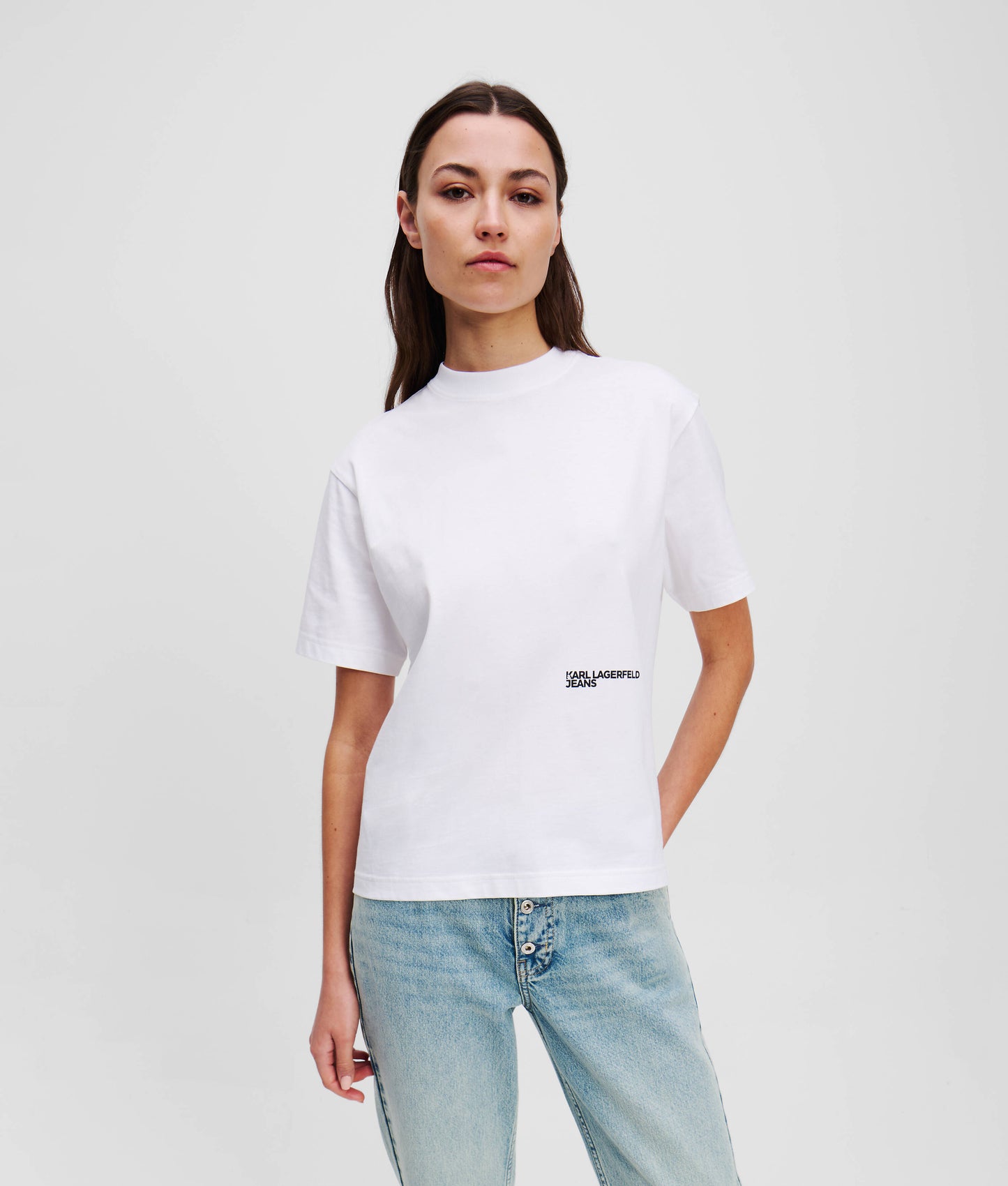 KARL LAGERFELD T-SHIRT DONNA MANICA CORTA