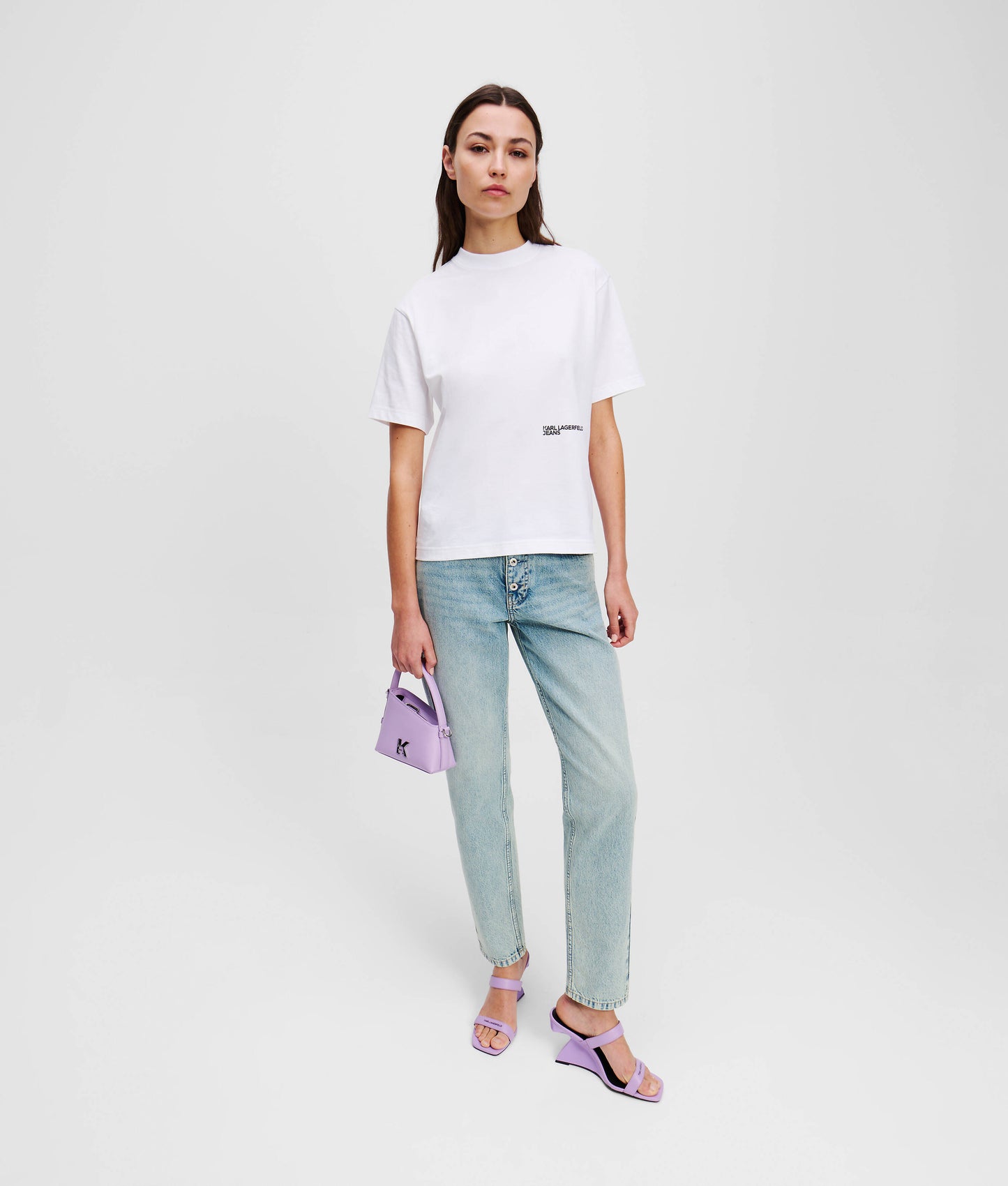 KARL LAGERFELD T-SHIRT DONNA MANICA CORTA