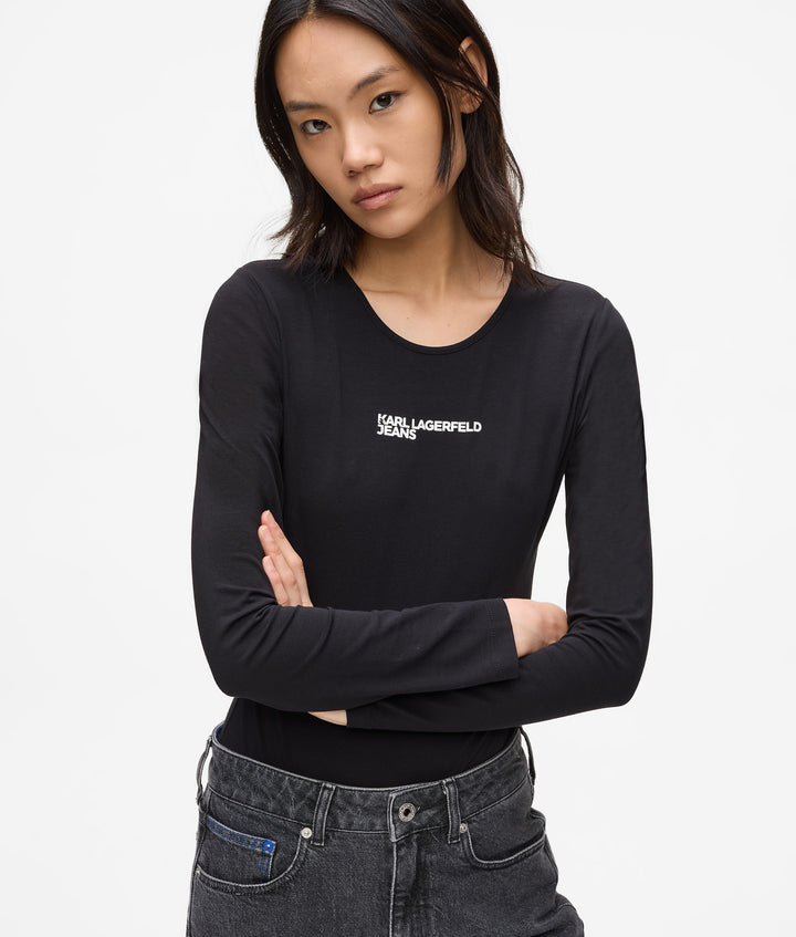 KARL LAGERFELD JEANS BODYSUIT CREW NECK