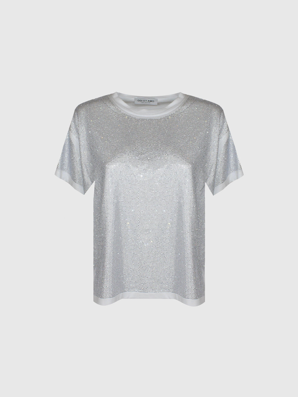 ODI ET AMO T-SHIRT STRASS FULL