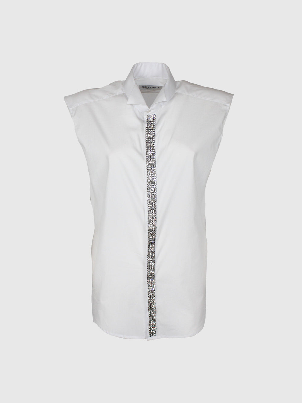 ODI ET AMO CAMICIA SMOKING STRASS