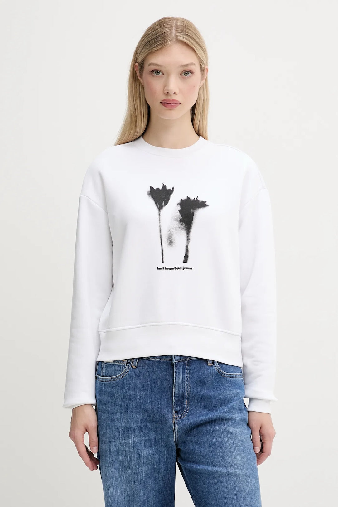 KARL LAGERFELD FELPA MANICA LUNGA DONNA