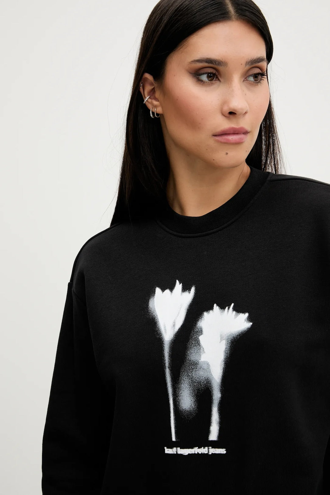 KARL LAGERFELD FELPA MANICA LUNGA DONNA