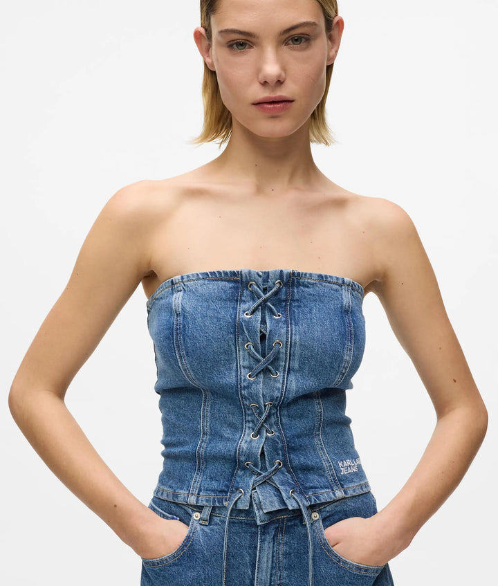 KARL LAGERFELD JEANS BUSTIER CON LAZO