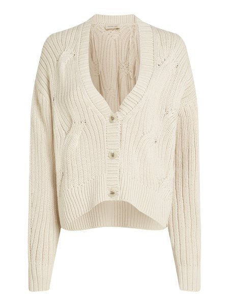 CALVIN KLEIN CABLE KNIT SWEATER CARDIGAN