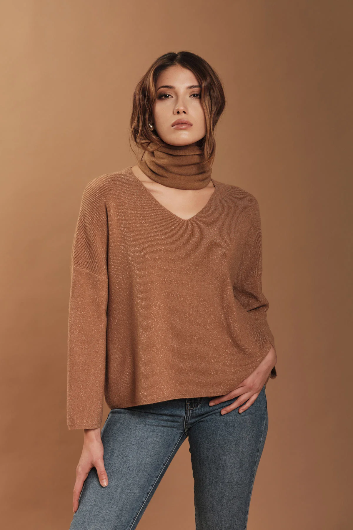 GRIFFAI SCOLLO A V LUREX FIN 12