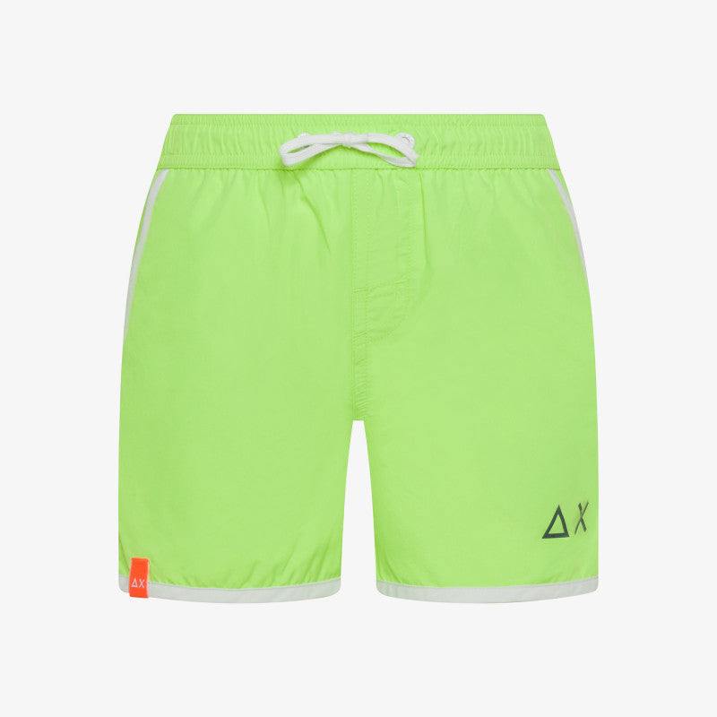 SUN68 BOY'S SWM PANT EDGE FLUO
