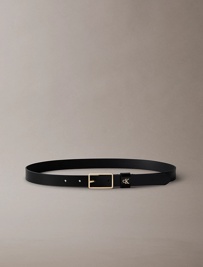 CALVIN KLEIN SQUARE BUCKLE CK LOOP 25MM