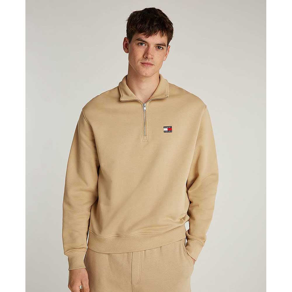 TOMMY JEANS TJM RELAXED BADGE 1/4 ZIP
