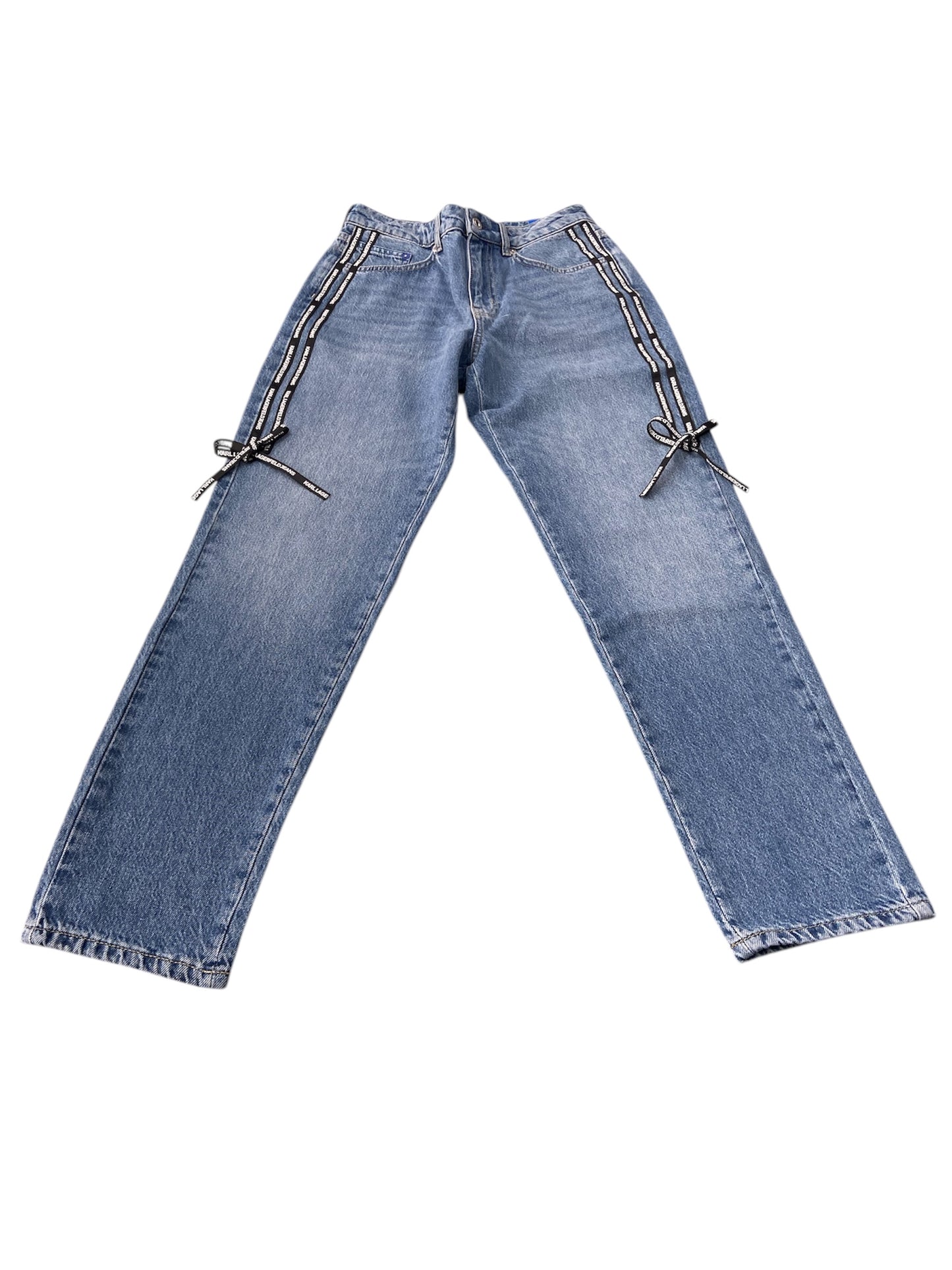 KARL LAGERFELD MOM TIED DENIM