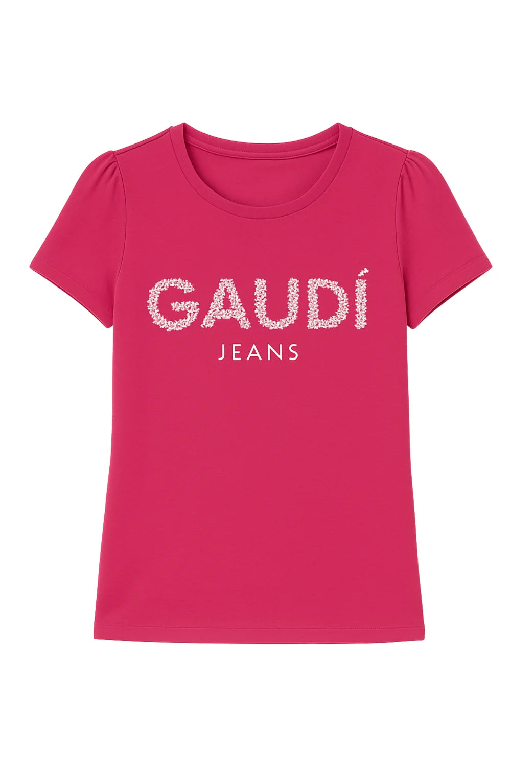 GAUDI' T-SHIRT M/C CON FIORI