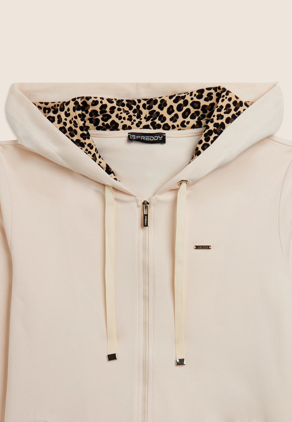 FREDDY FELPA CAPPUCCIO ZIP