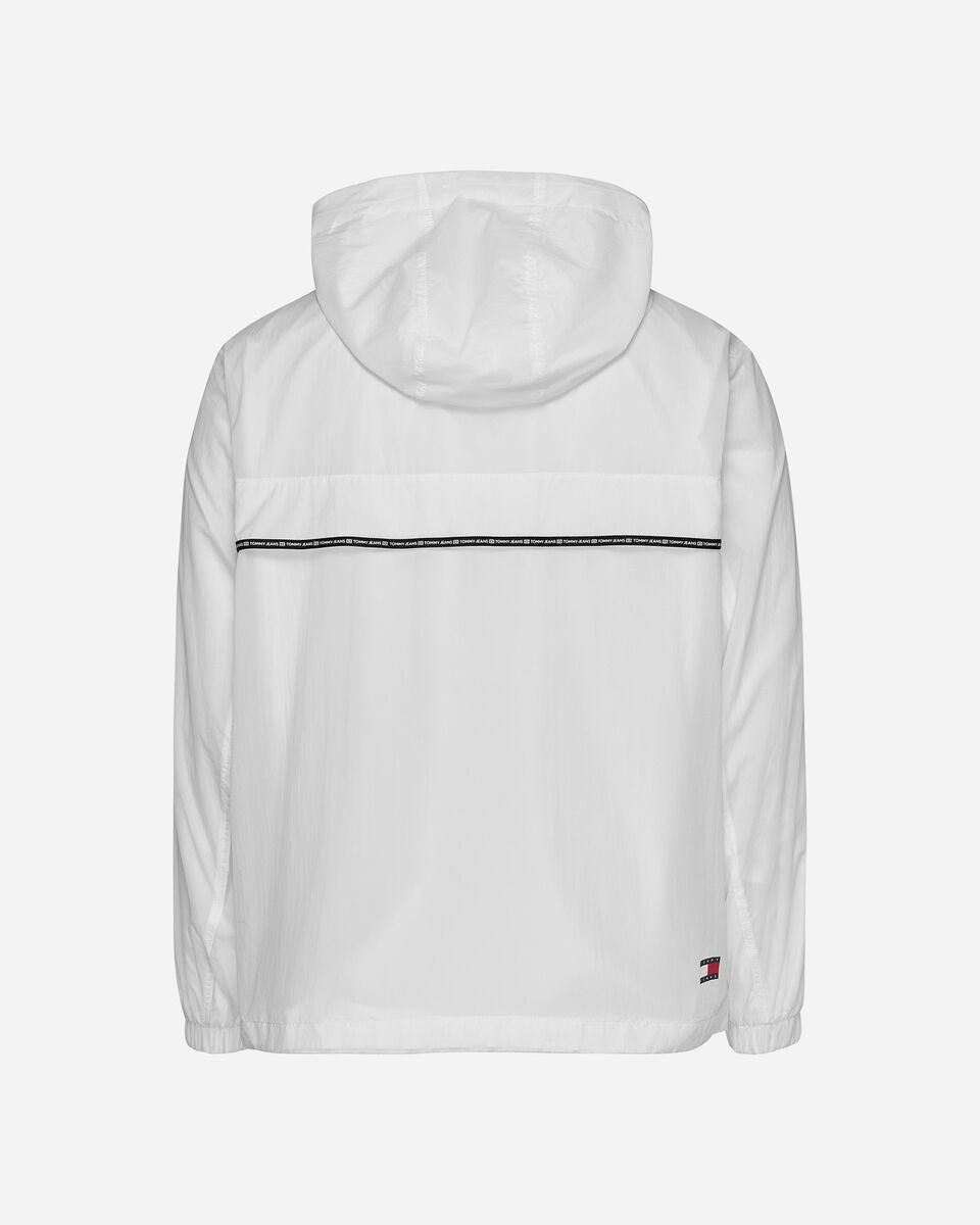 TOMMY JEANS CHICAGO TAPE WINDBREAKER EXT CON CAPPUCCIO