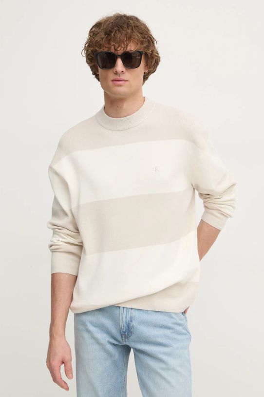 CALVIN KLEIN COTTON CREW NECK SWEATER