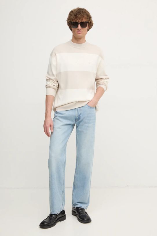CALVIN KLEIN COTTON CREW NECK SWEATER