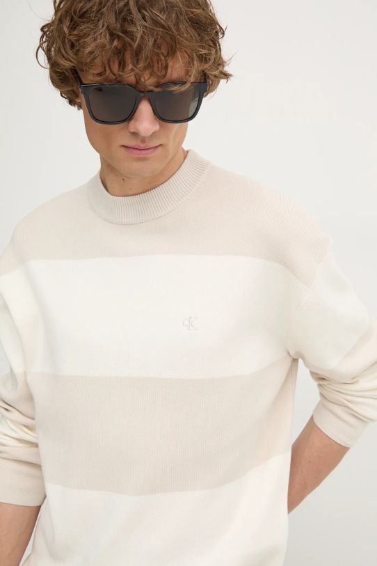 CALVIN KLEIN COTTON CREW NECK SWEATER