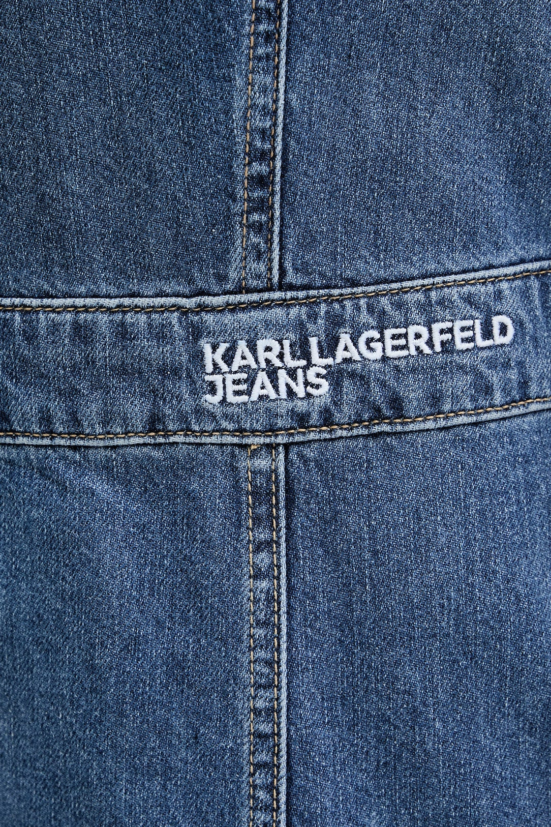 KARL LAGERFELD JEANS STRAPPY DENIM DRESS