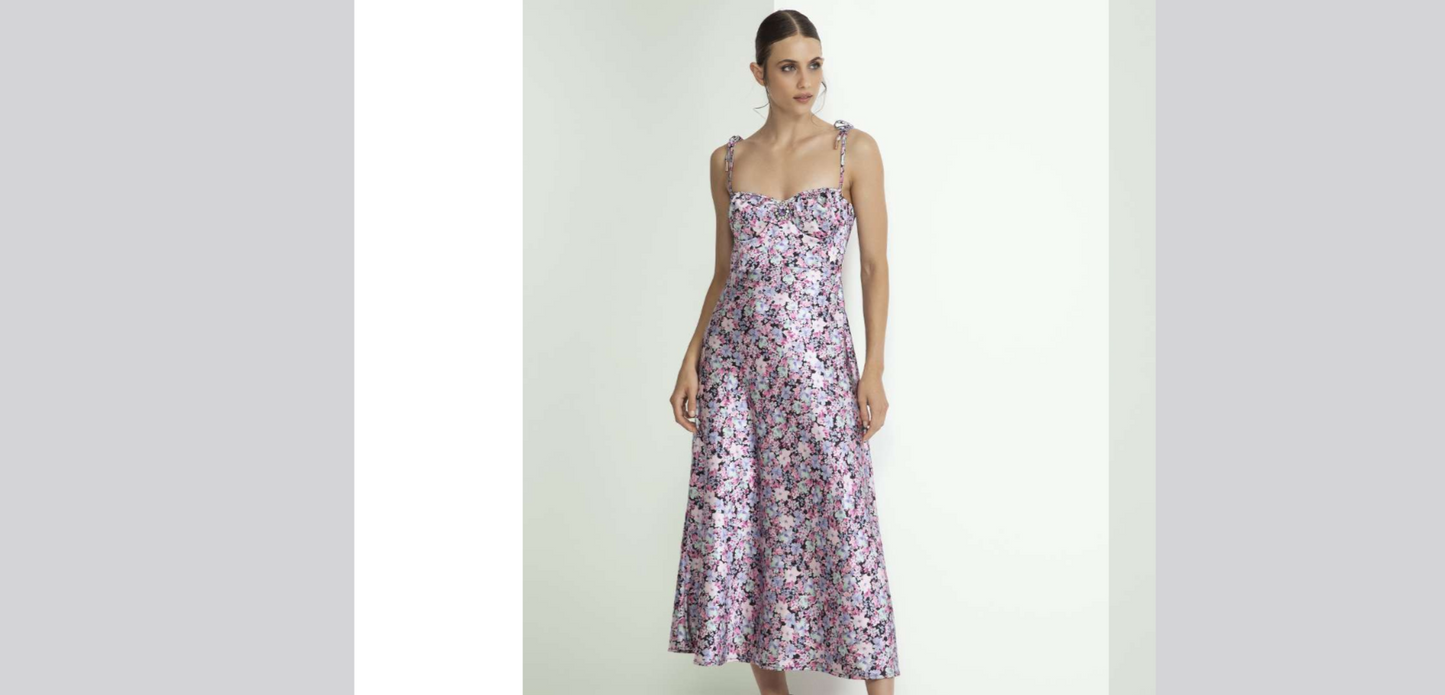 VESTIDO ODI ET AMO CON CAMISETA DE TIRANTES CON ESTAMPADO DE DIAMANTES