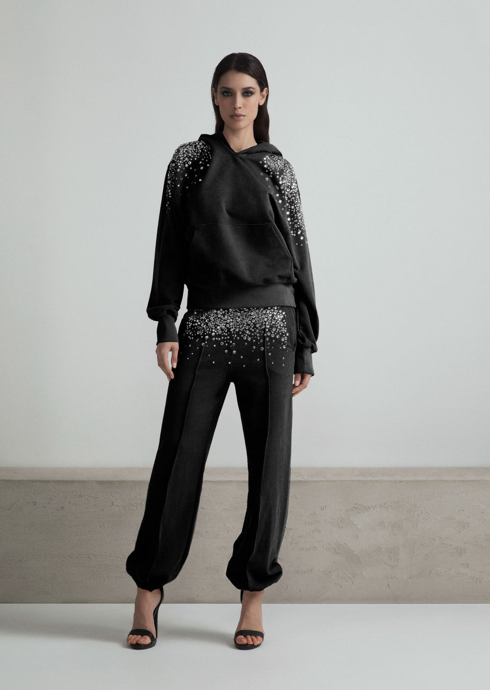 ODI ET AMO PANT FELPA APPL.STRASS