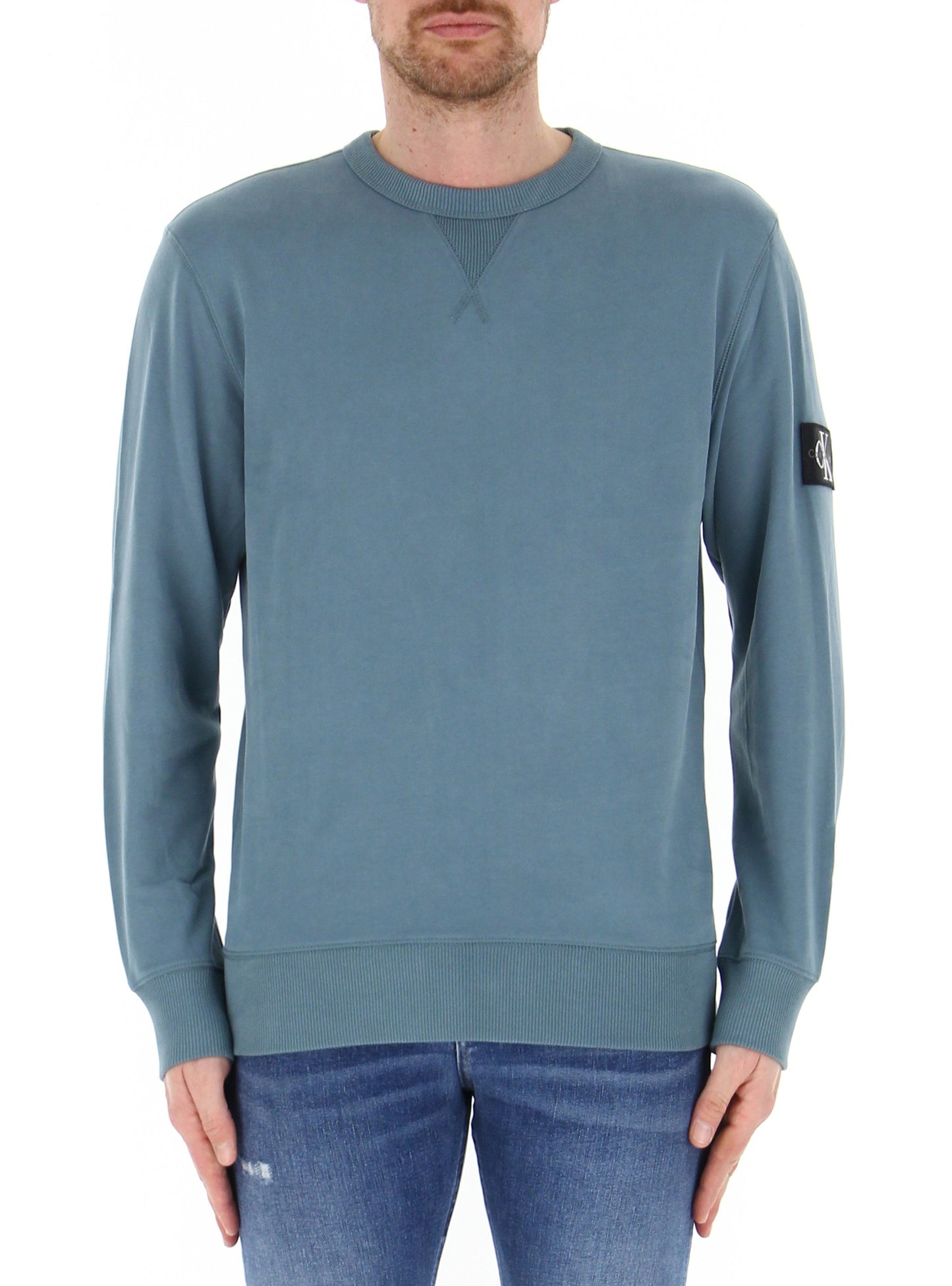 CALVIN KLEIN BADGE CREW NECK
