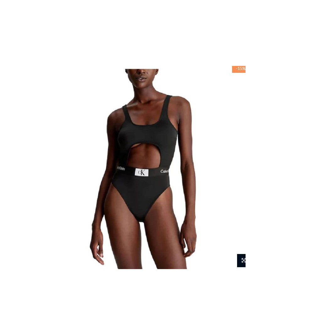 CALVIN KLEIN CUT OUT ONE PIECE-RP