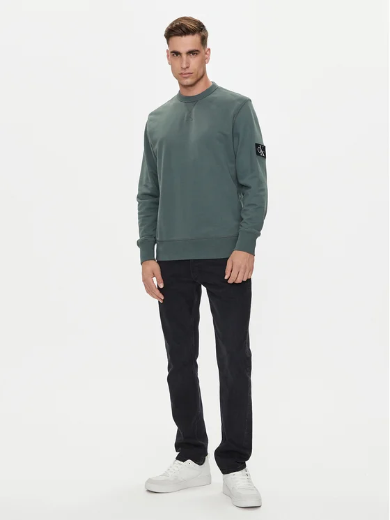 CALVIN KLEIN BADGE CREW NECK