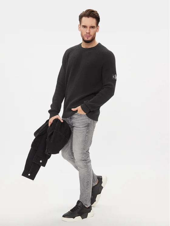 CALVIN KLEIN BADGE EASY SWEATER