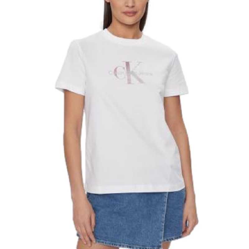 CALVIN KLEIN DIFFUSED MONOLOGO RE TSHIRT MANICA CORTA