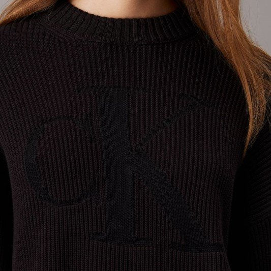 LOGO INTARSIA REGULAR SWEATER