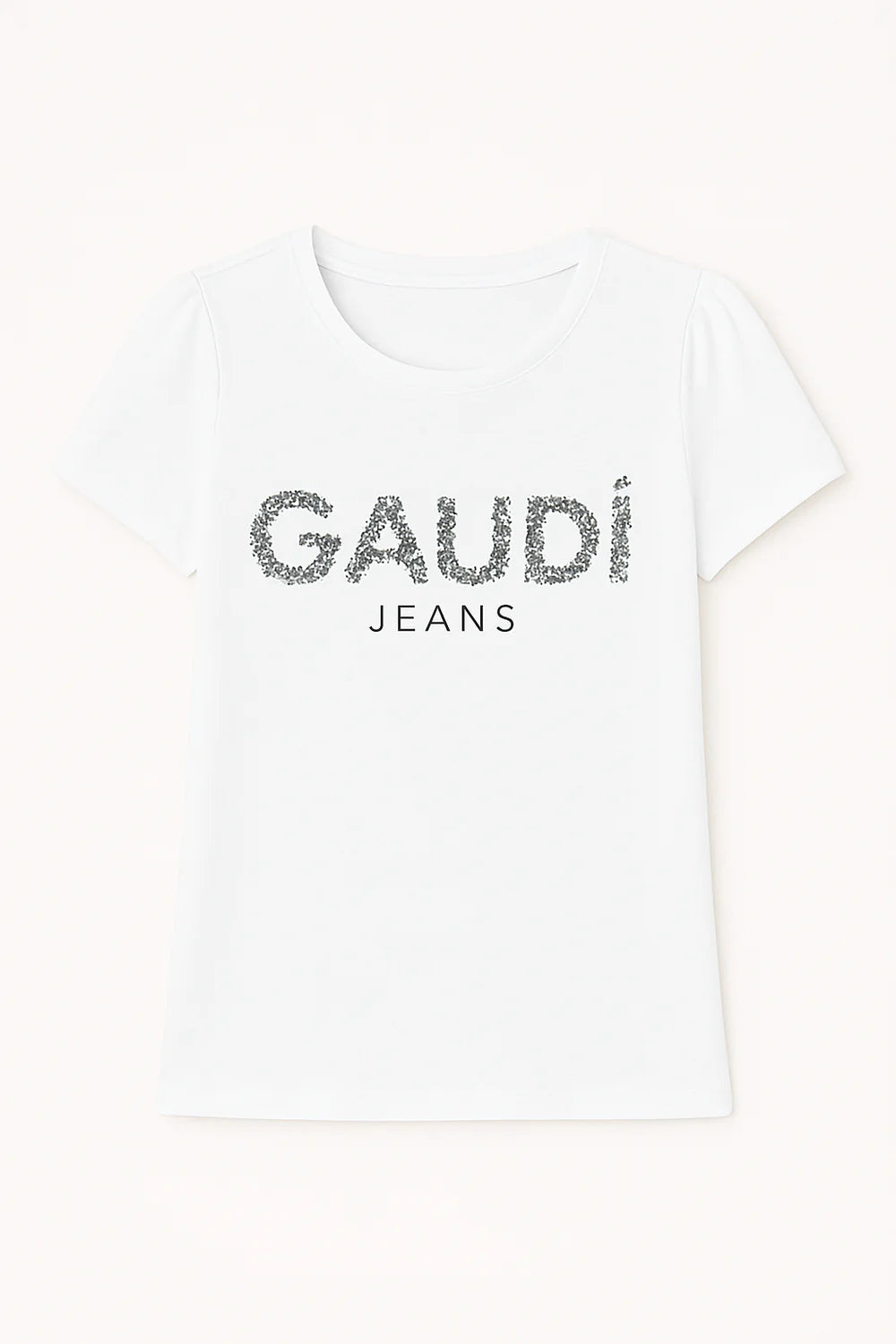 GAUDI' T-SHIRT M/C CON FIORI