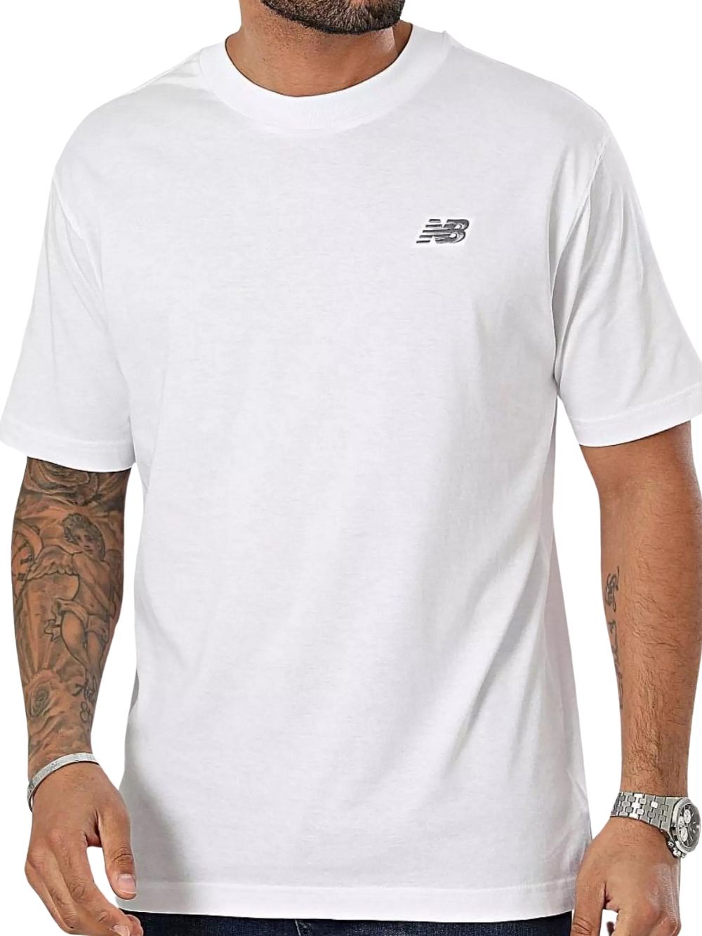 NEW BALANCE T-SHIRT COTONE M/C