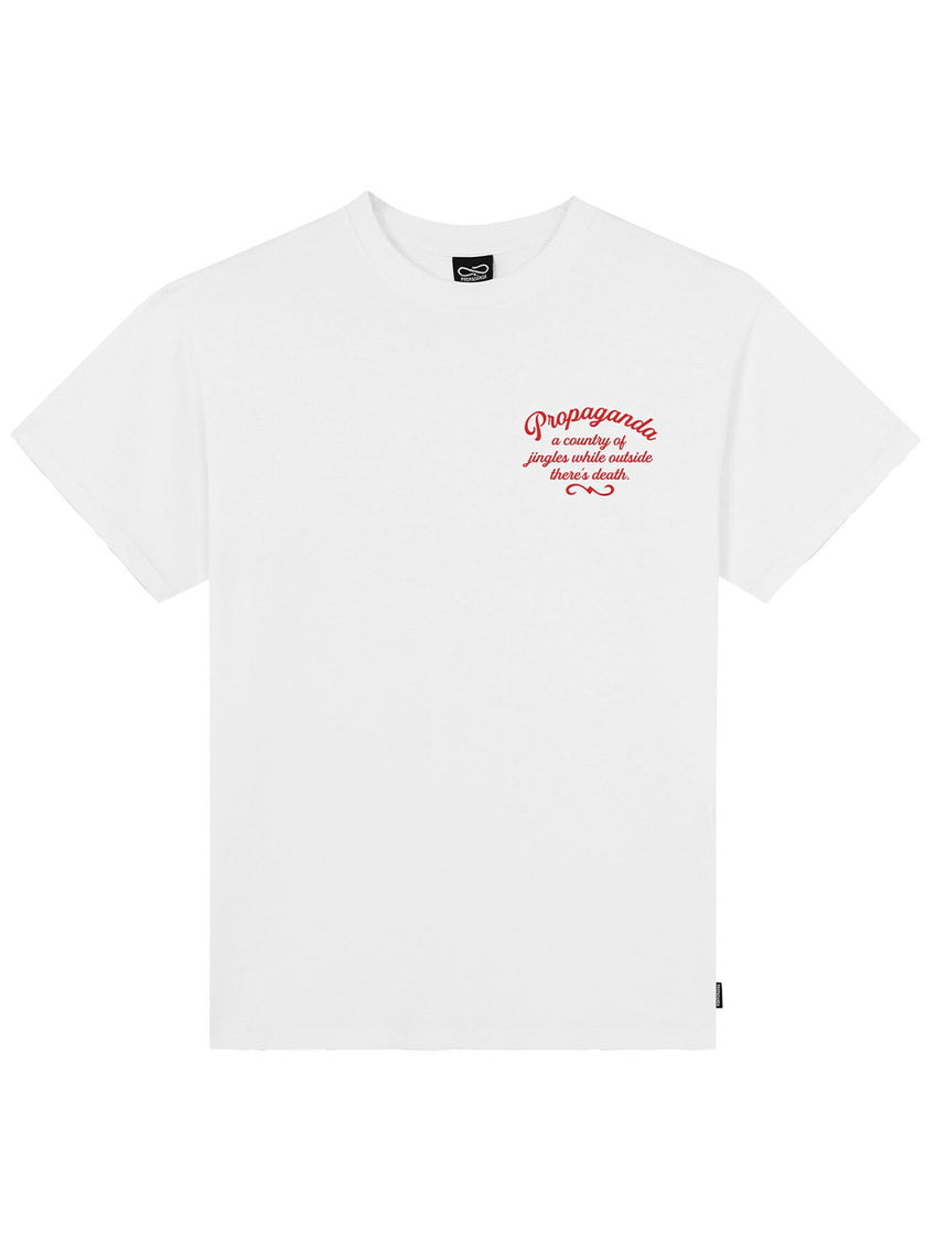 PROPAGANDA T-SHIRT M/M 100% COTONE BREAKFAST