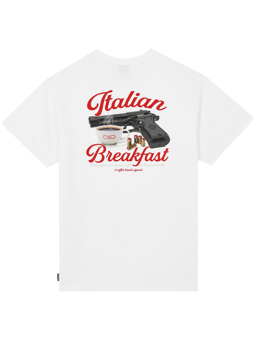 PROPAGANDA T-SHIRT M/M 100% COTONE BREAKFAST