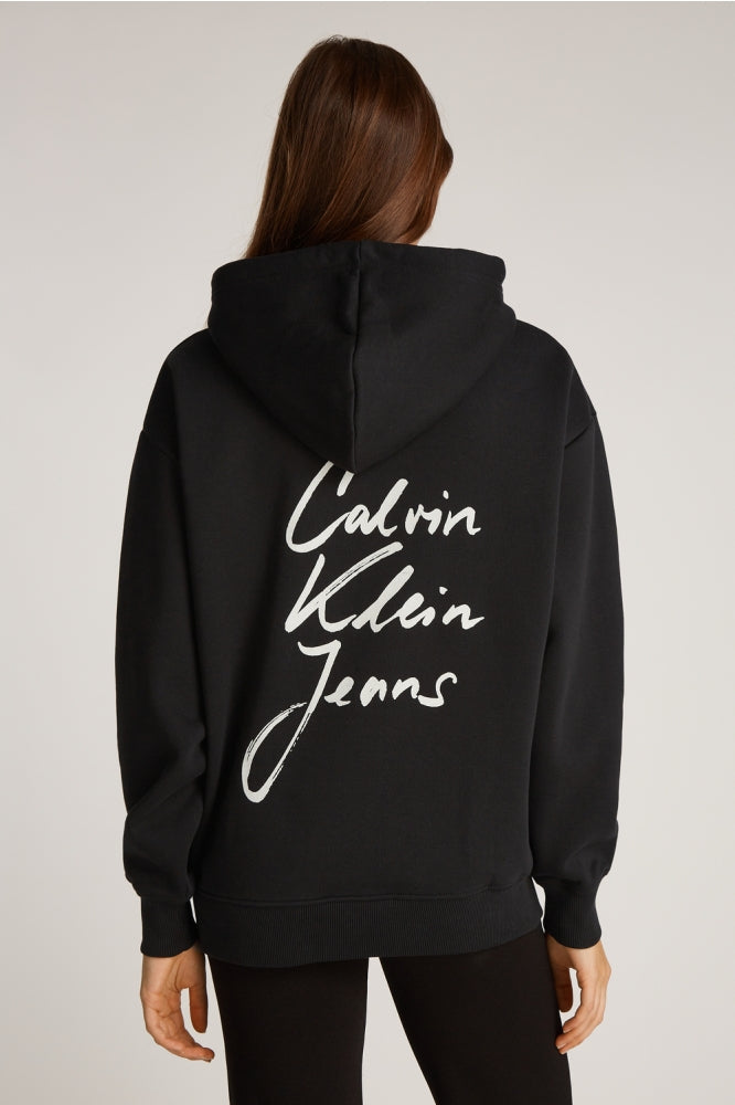 CALVIN KLEIN SCRIPT INSTITUTIONAL RLX HOODIE