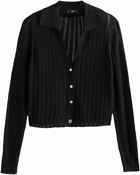 knitted cardigan black donna
