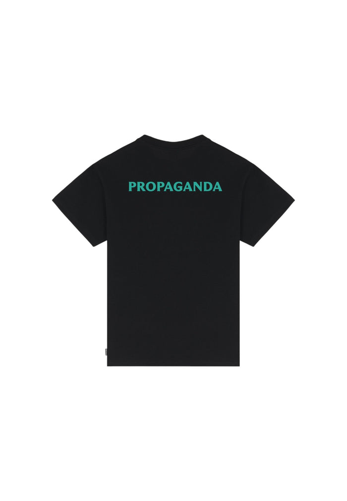 PROPAGANDA T-SHIRT M/M 100% COTONE LOGO FIRE