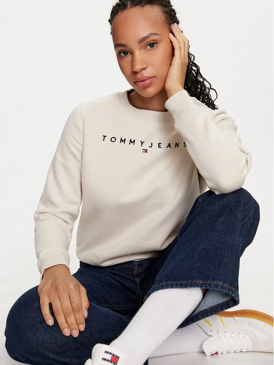 TOMMY JEANS TJW REGULAR LINEAR CREW EXT